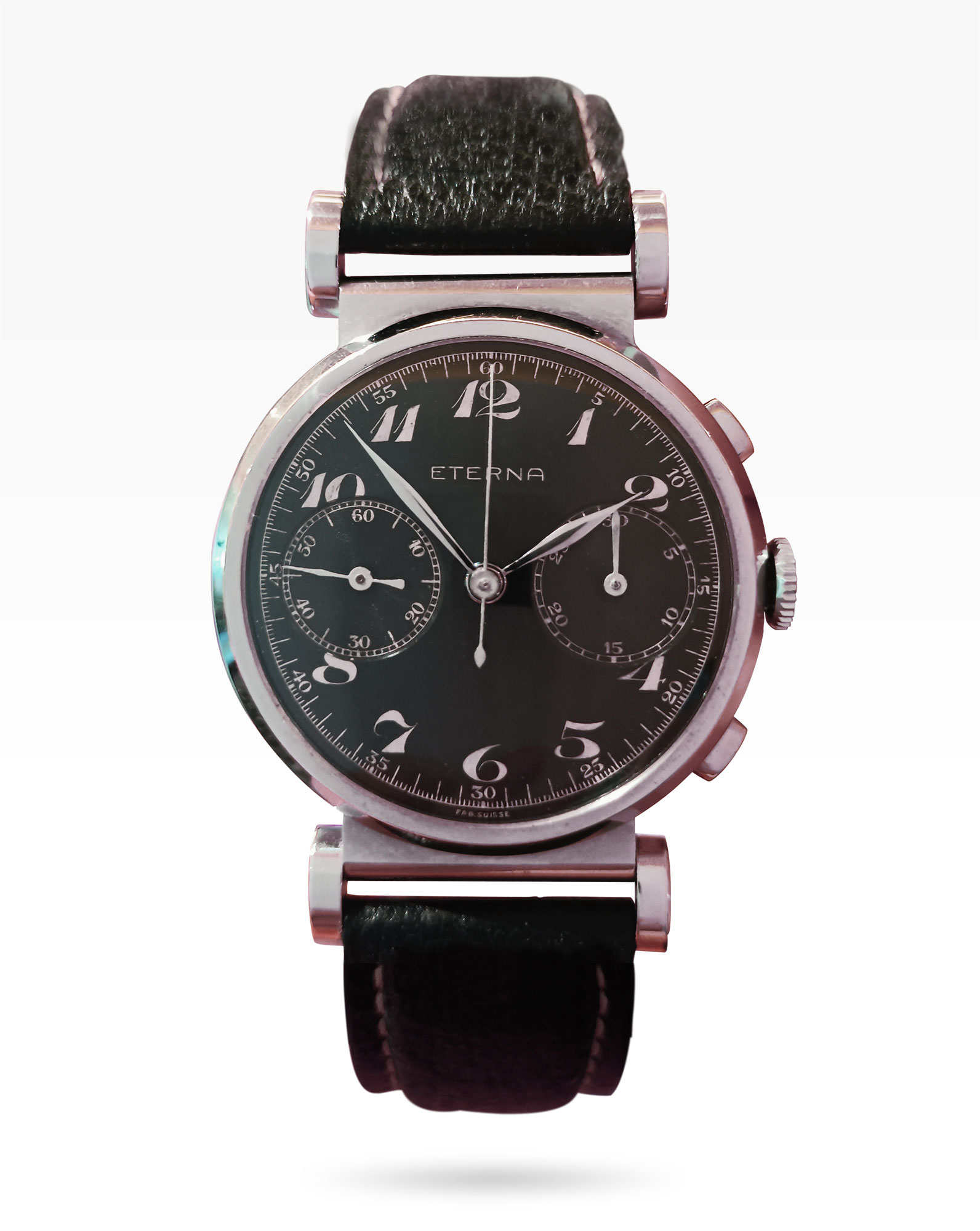 eterna-steel-chronograph-articulated-lugs