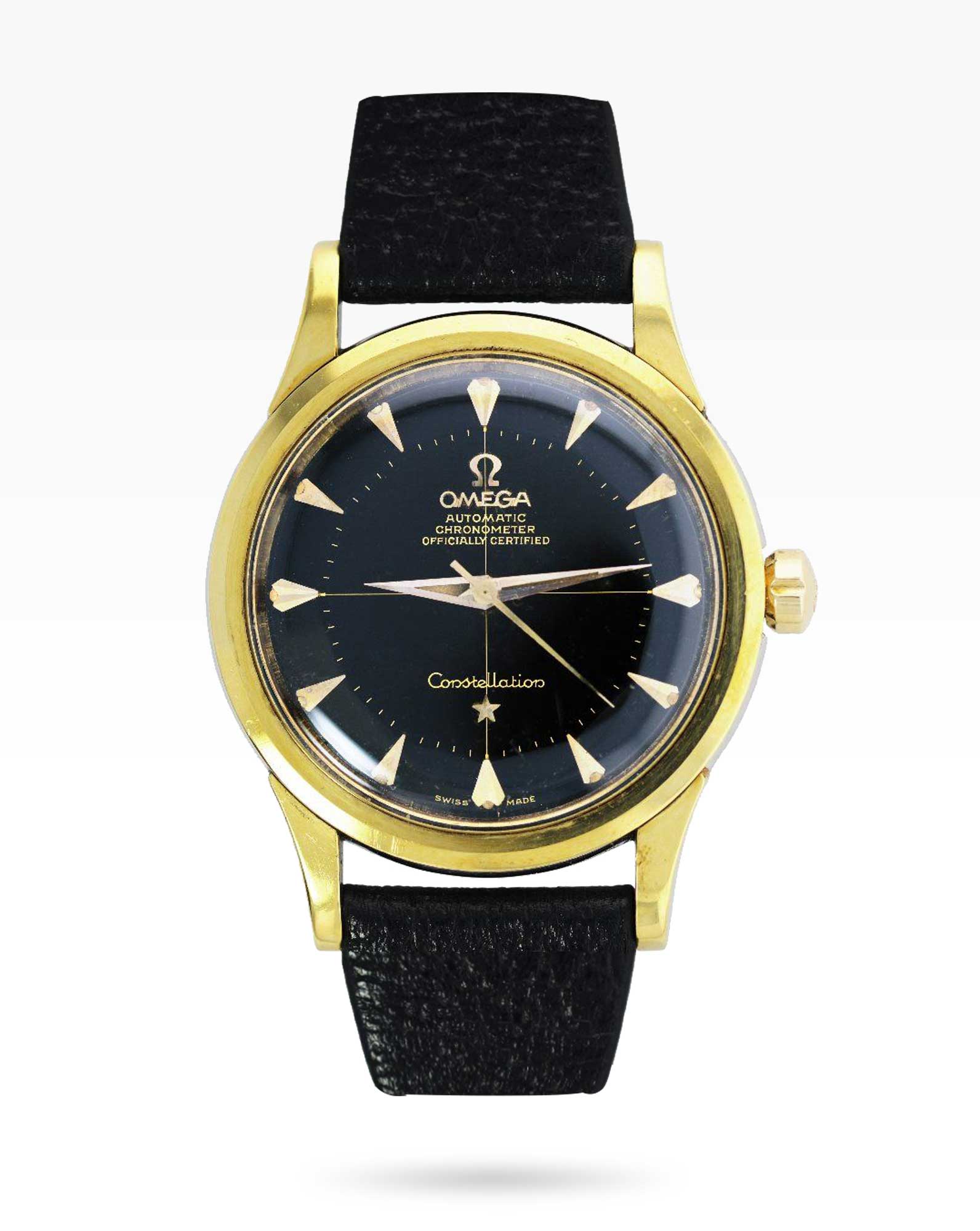 Omega Constellation Ref.2852 Black Pie-pan Dial with 2-Tone Case - 2ToneVintage Singapore