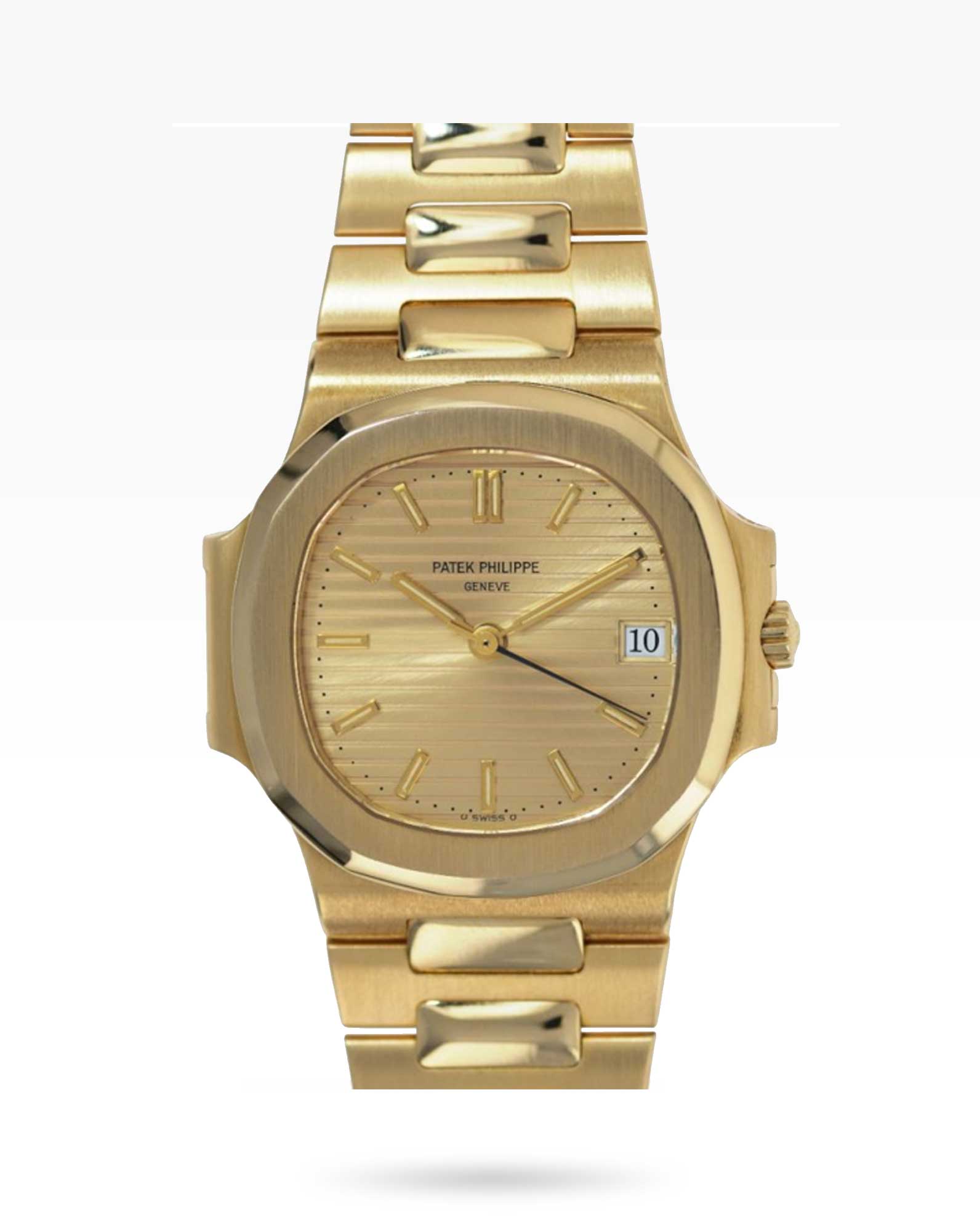 Patek Philippe Nautilus Ref.3800 Yellow Gold Champagne Dial from 1991 - 2ToneVintage Watches