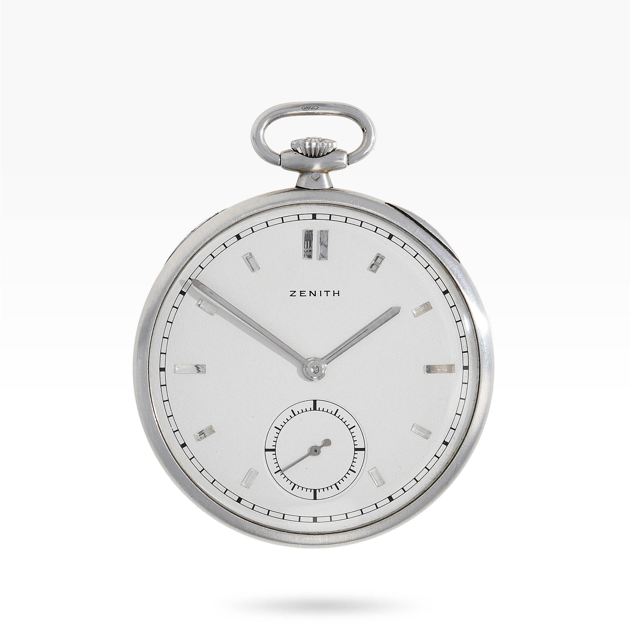 Zenith-platinum-open-face-diamond-dial-pocket-watch-img-main1