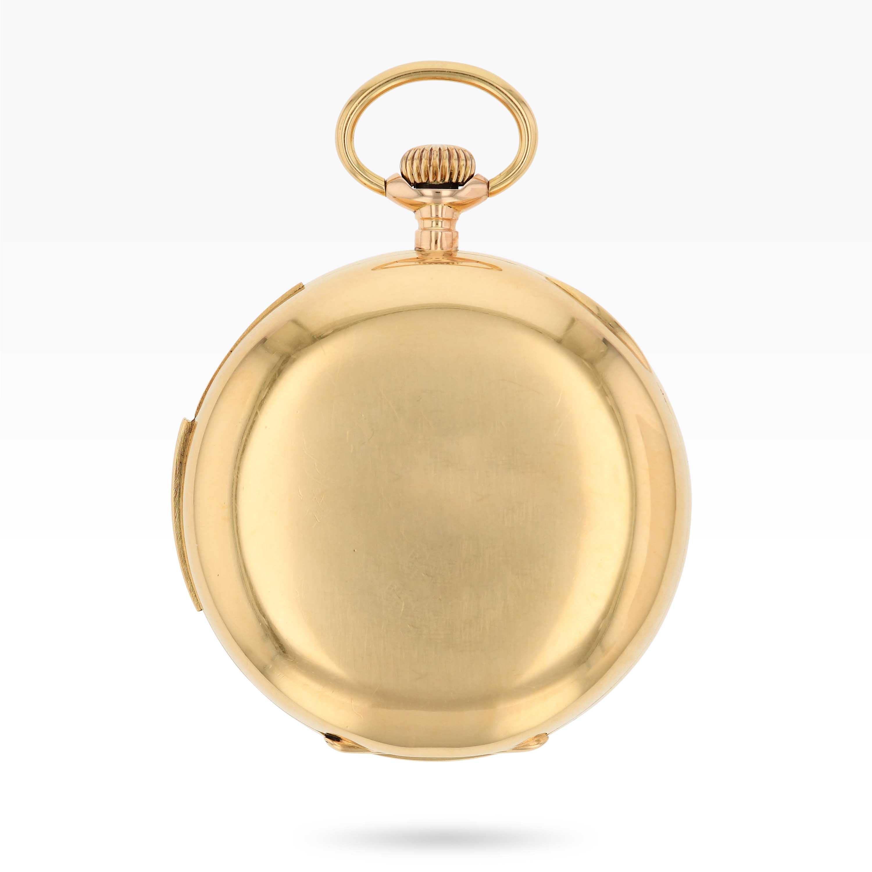 1268PW1 Barbezat-Bôle Le Loche Yellow Gold Minute Repeater Pocket Watch img-main2