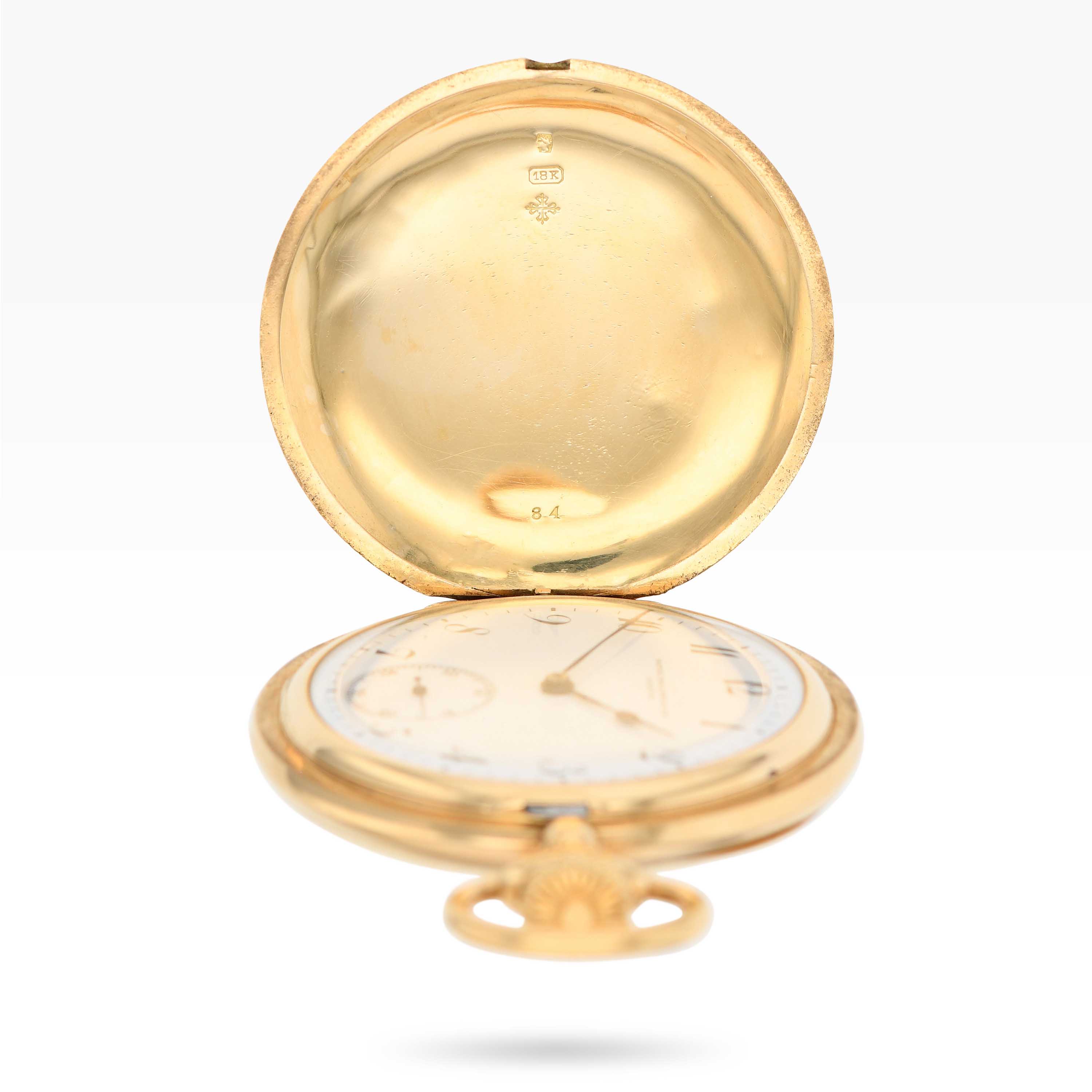 1302PW1 Patek Philippe Hunter Case with suspended Breguet numerals Pocket Watch img-main2