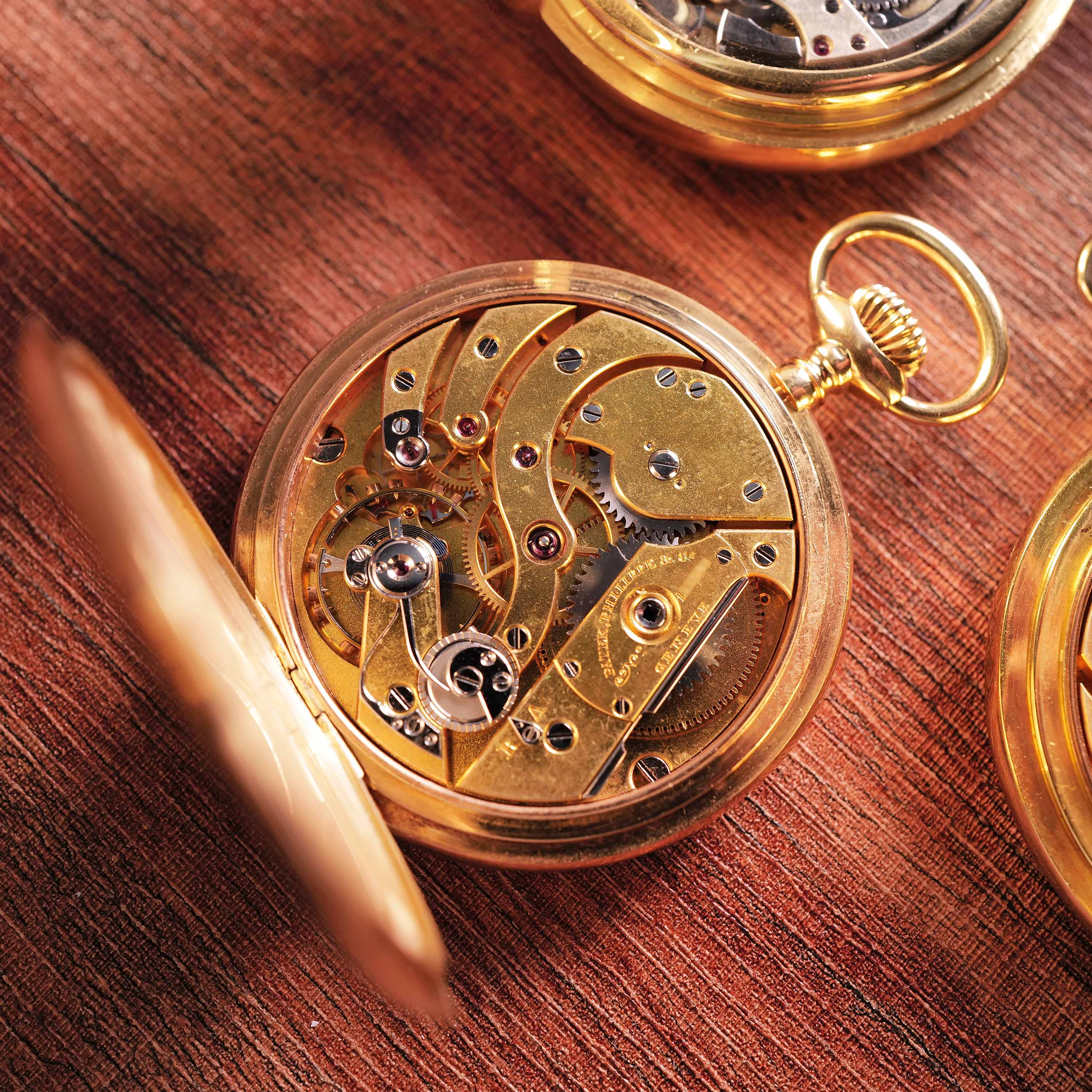 1302PW1 Patek Philippe Hunter Case with suspended Breguet numerals Pocket Watch img-main7