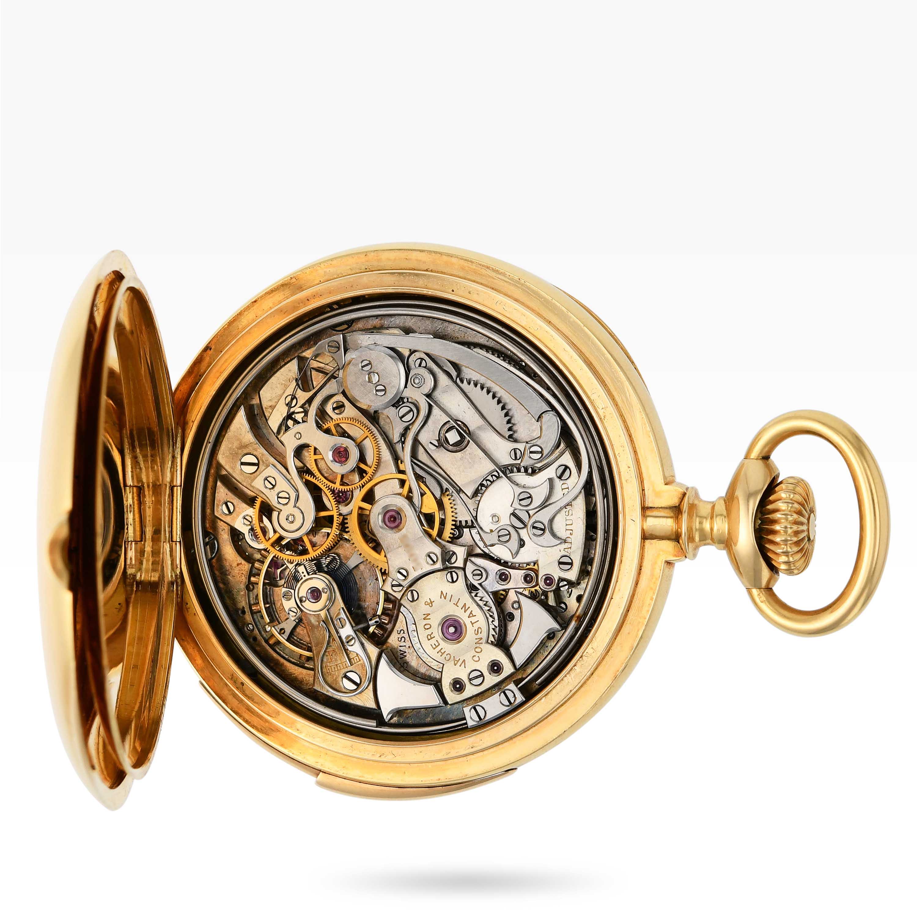 1324VC1 Vacheron 30 Minute-counter, Minute Repeater, pocket watch yellow gold img-main4